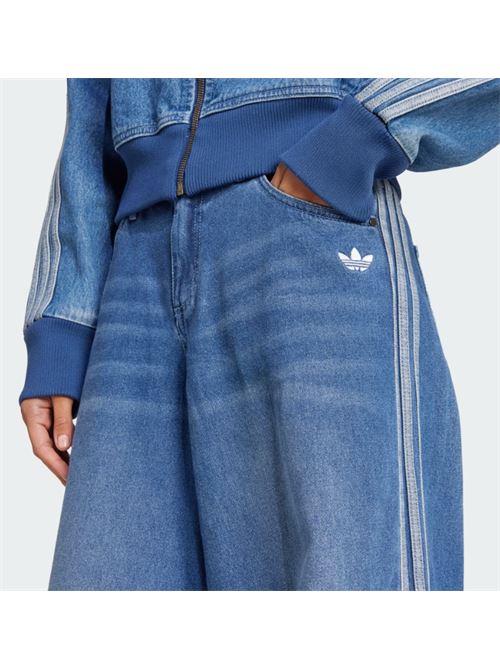 denim wide pant ADIDAS ORIGINAL | JV7454INDDNM